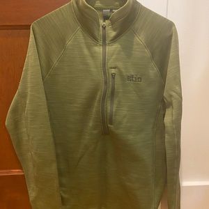 Stio Green Quarter Zip